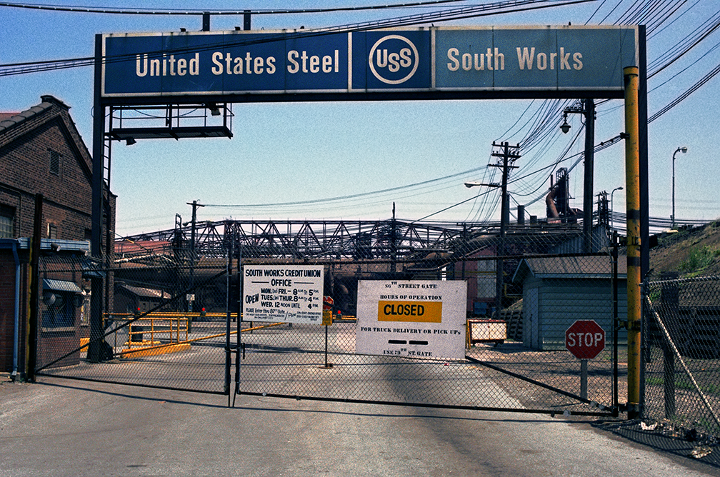 Lost steel us steel sign